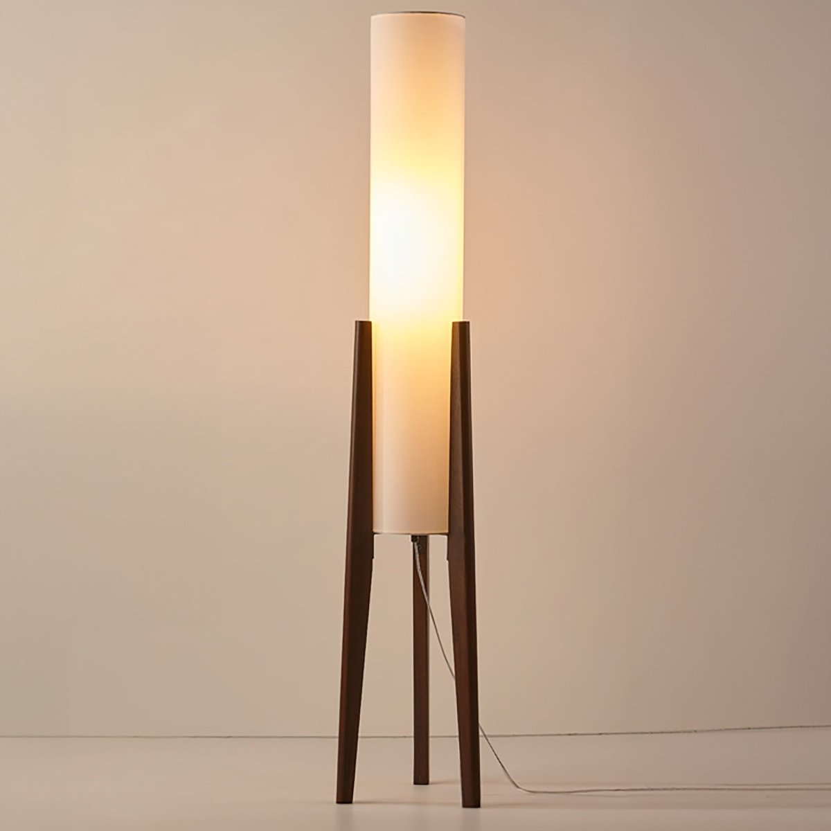 Olli - Massief Houten Vloerlamp