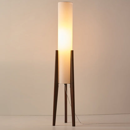 Olli - Massief Houten Vloerlamp