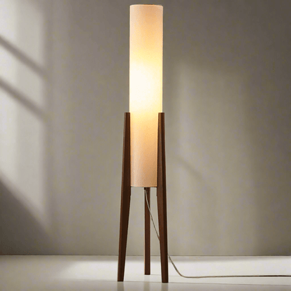 Olli - Massief Houten Vloerlamp