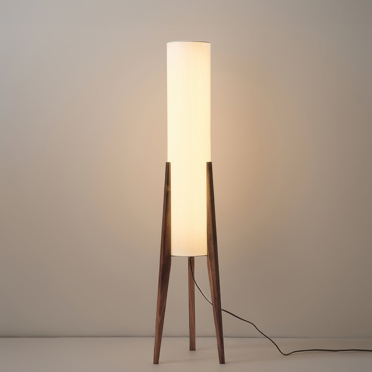Olli - Massief Houten Vloerlamp