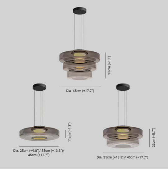 Lumor - Glazen Hanglamp in Bauhaus stijl