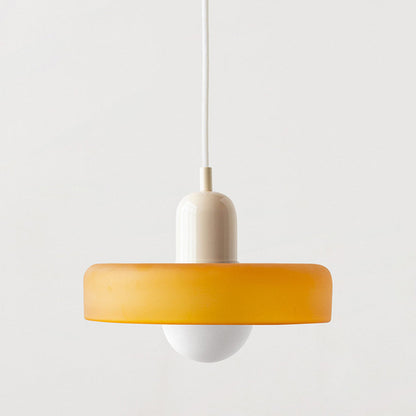 Selva - Bauhaus Retro Hanglamp Gekleurd Glas