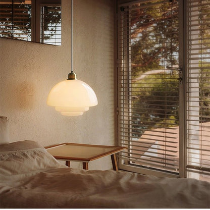Isemi - Melkwitte Glazen Hanglamp