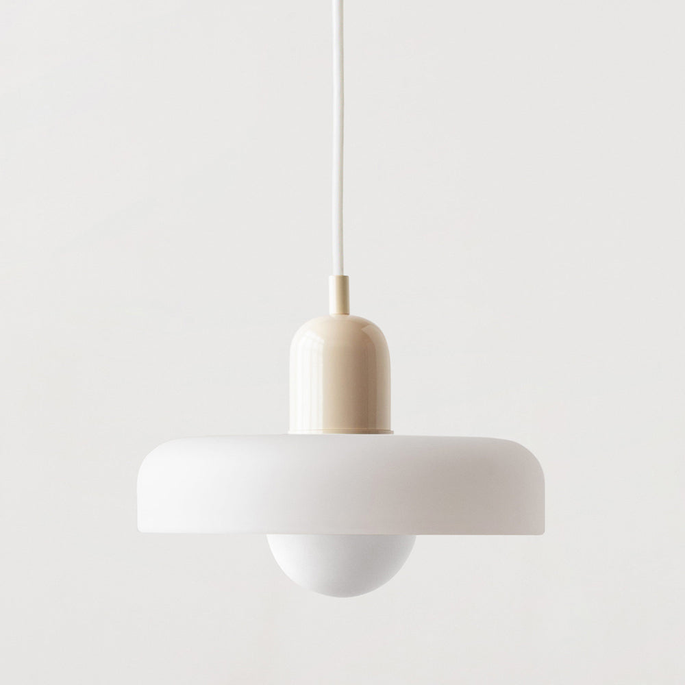 Selva - Bauhaus Retro Hanglamp Gekleurd Glas