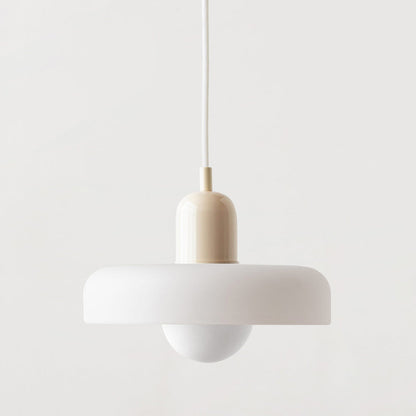 Selva - Bauhaus Retro Hanglamp Gekleurd Glas