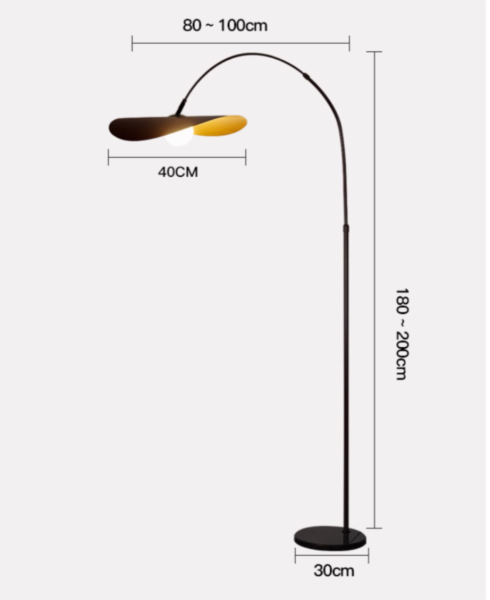 Kira - Design Booglamp - Moderne Vloerlamp