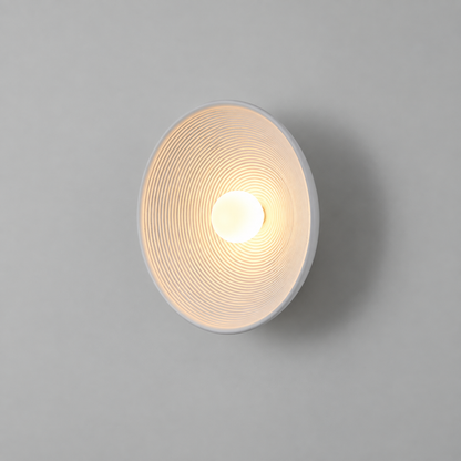 Ola - Ronde Wandlamp Wabi Sabi Stucwerk Look