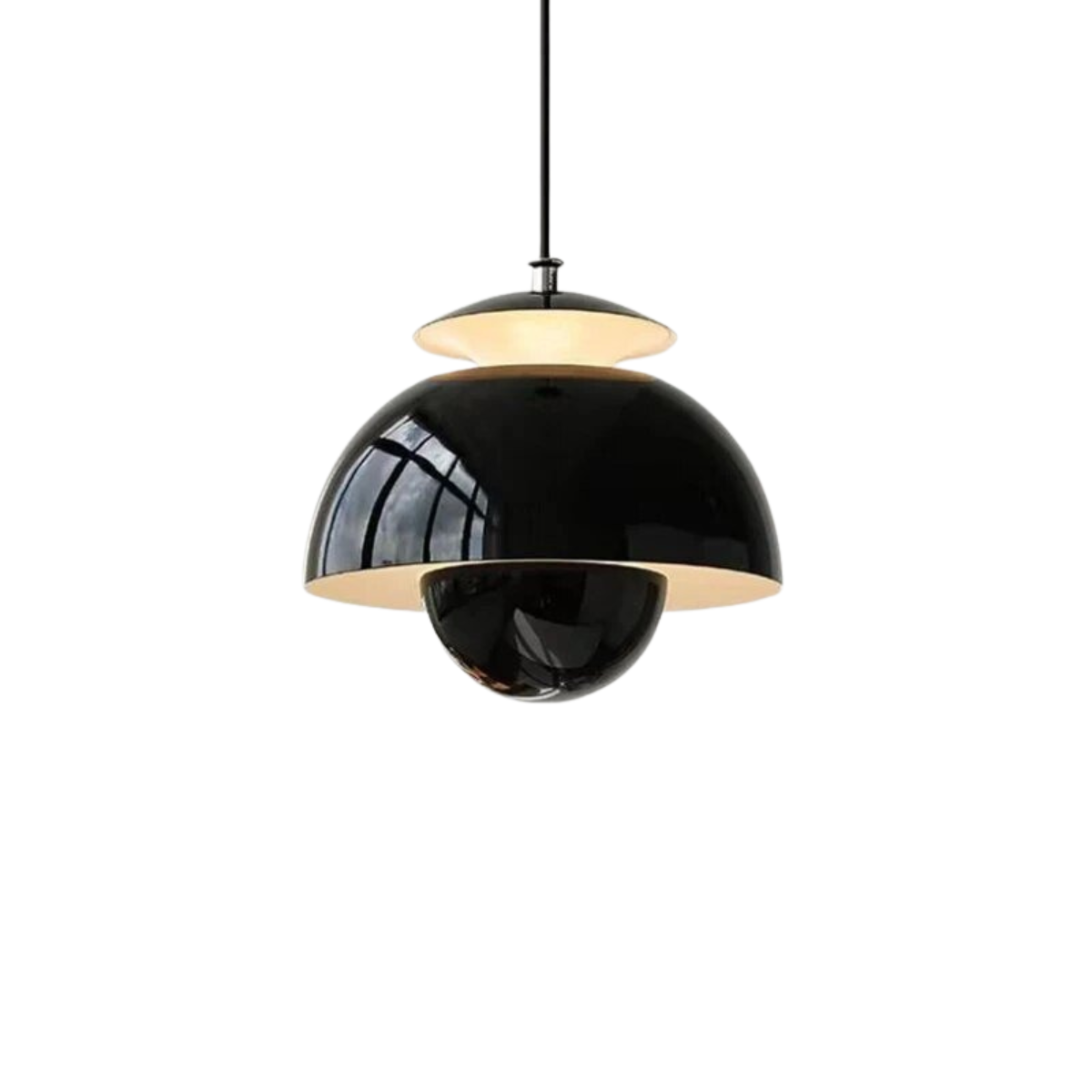 Orea - Scandinavische LED Hanglamp met Glazen Kap