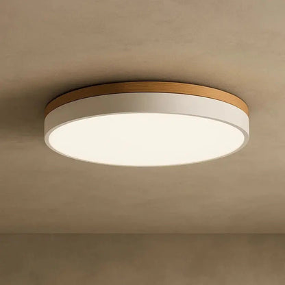 Vira - LED Plafondlamp met Houten Rand