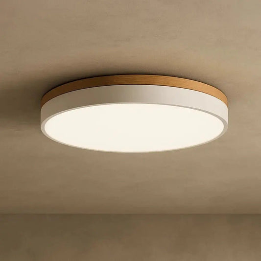 Vira - LED Plafondlamp met Houten Rand