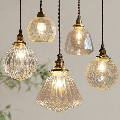 Erya - Vintage Glazen Hanglamp
