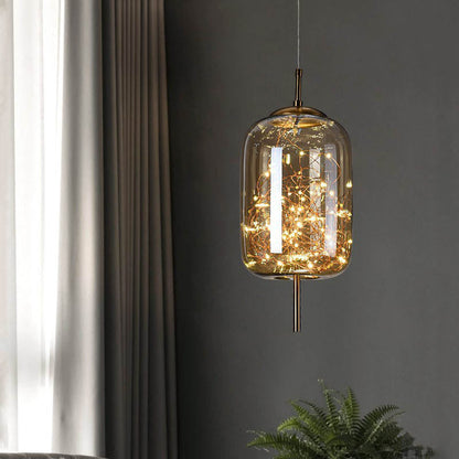 Ravi - Glazen LED Hanglamp