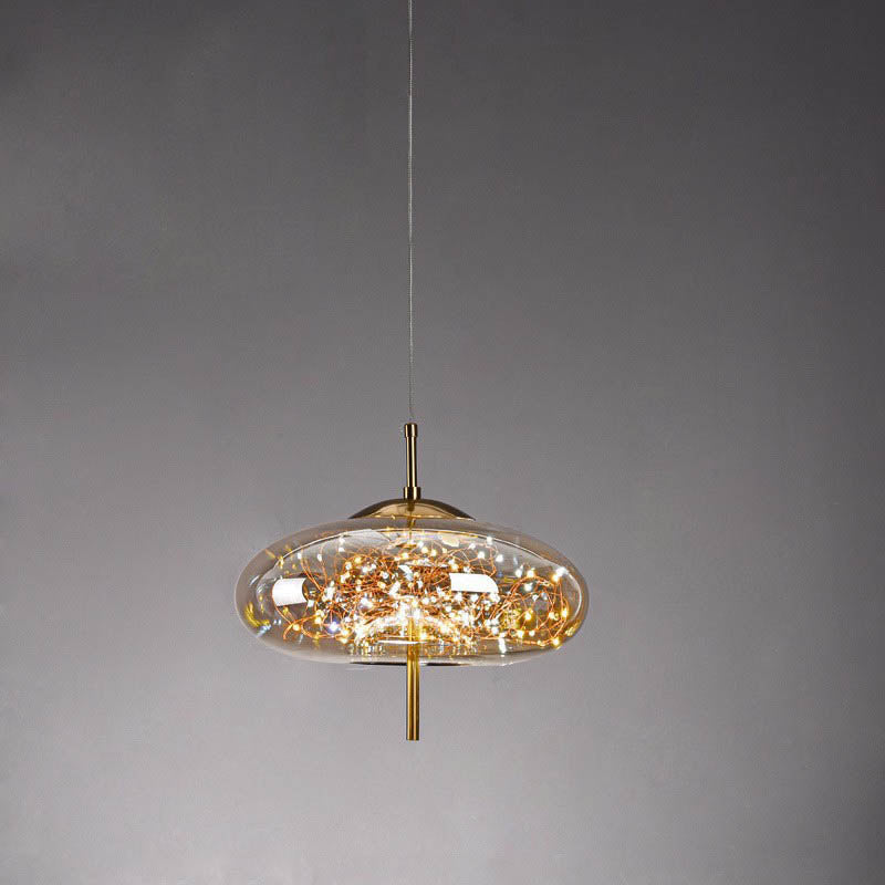 Ravi - Glazen LED Hanglamp