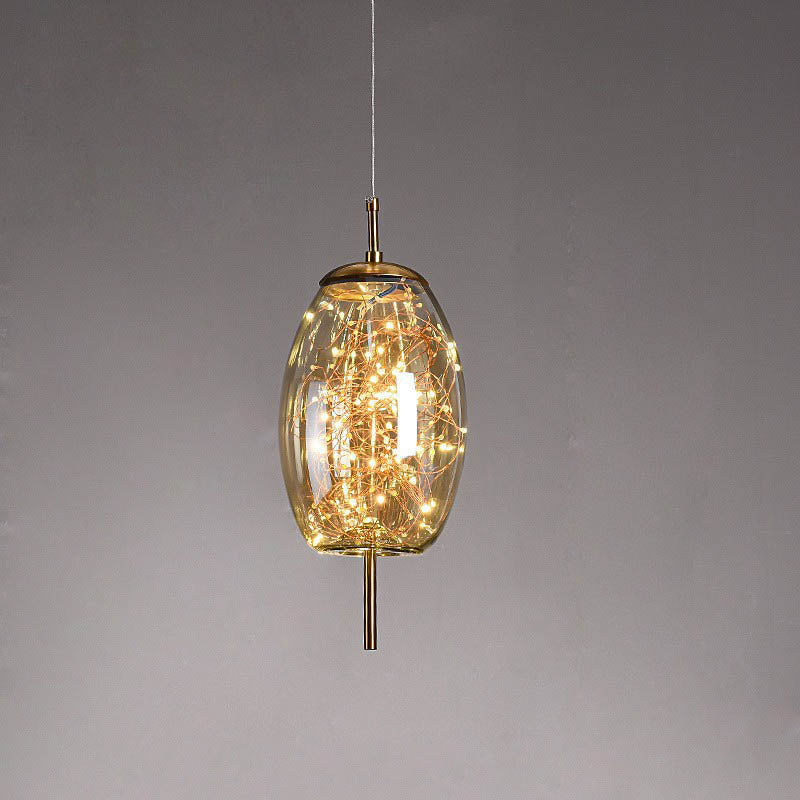 Ravi - Glazen LED Hanglamp