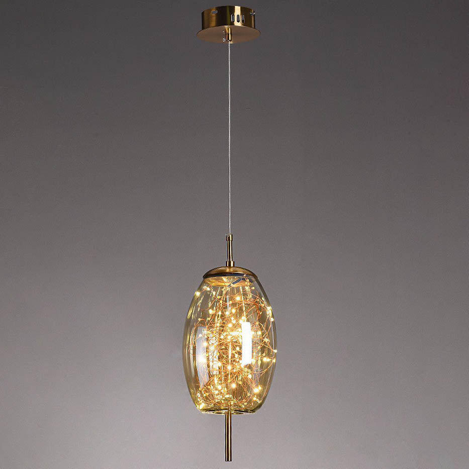Ravi - Glazen LED Hanglamp