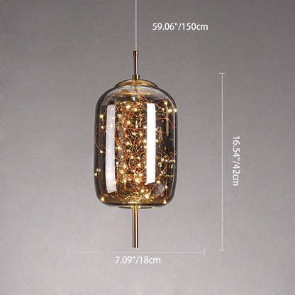 Ravi - Glazen LED Hanglamp