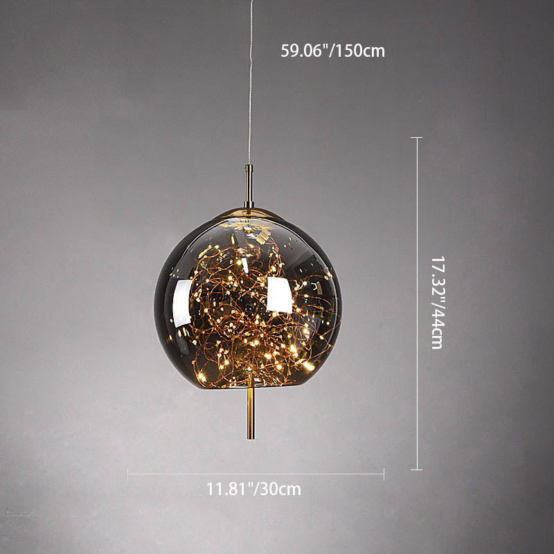 Ravi - Glazen LED Hanglamp