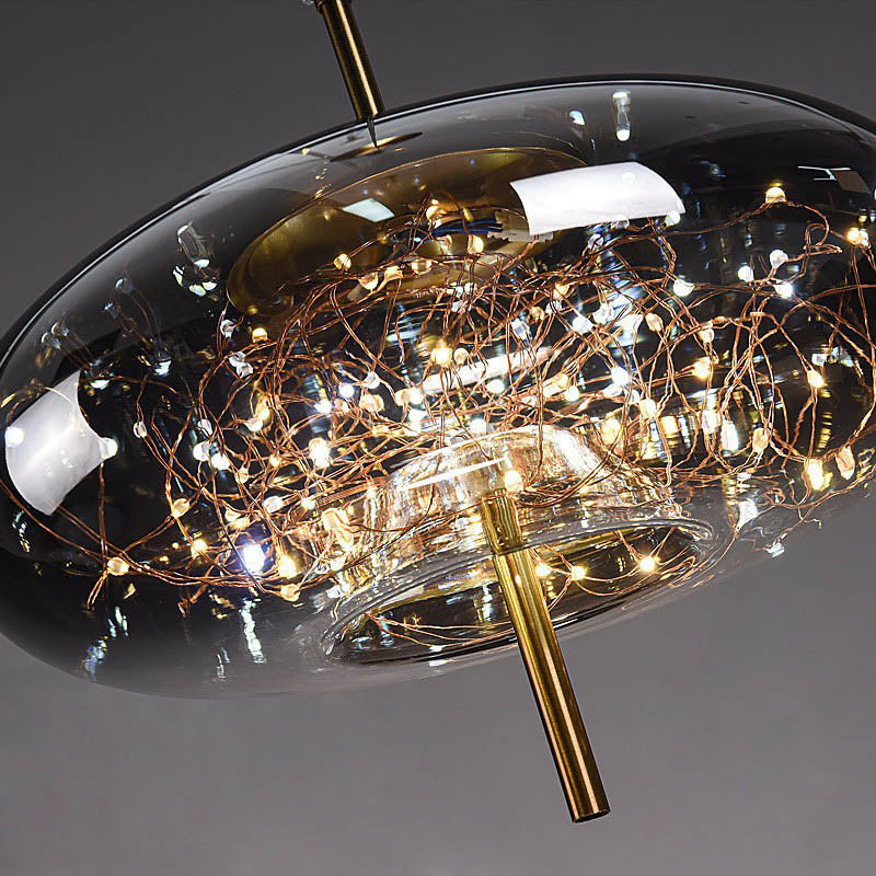 Ravi - Glazen LED Hanglamp
