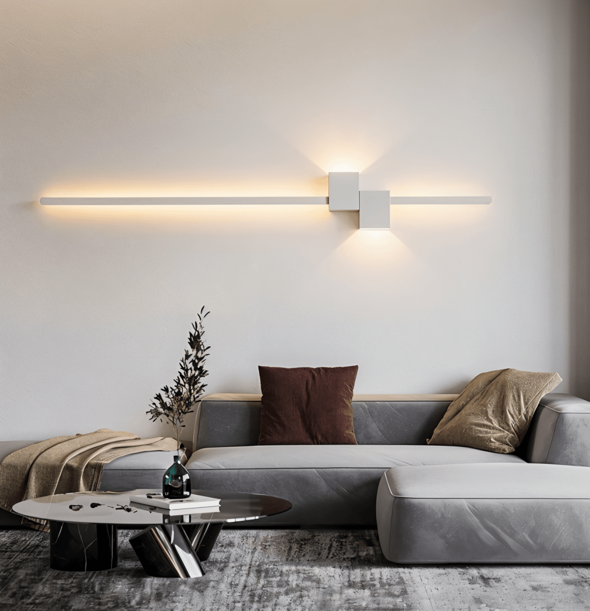 Ravik - Lineaire LED Wandlamp Minimalistisch Modern