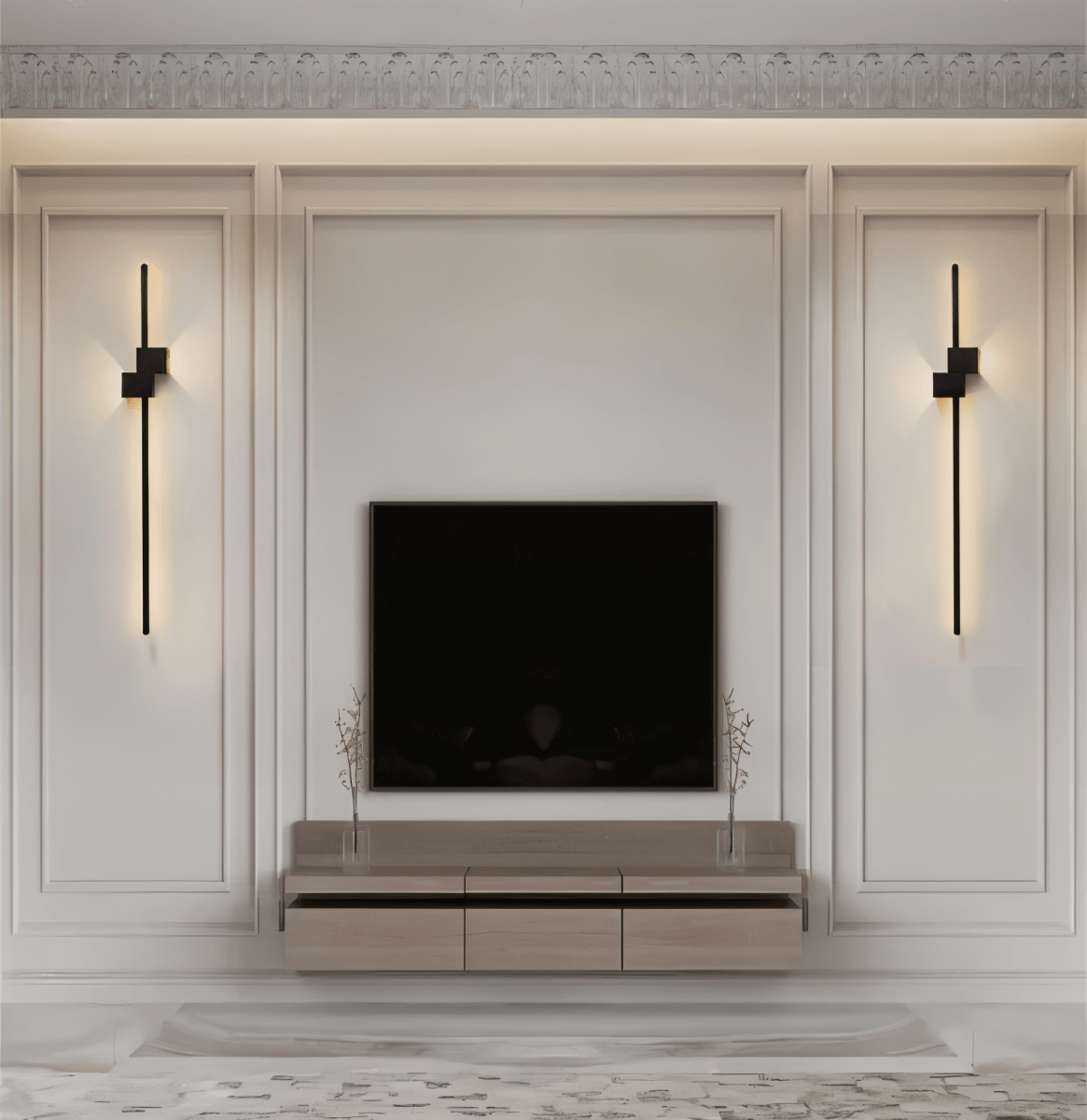 Ravik - Lineaire LED Wandlamp Minimalistisch Modern