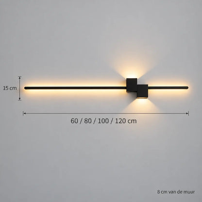 Ravik - Lineaire LED Wandlamp Minimalistisch Modern
