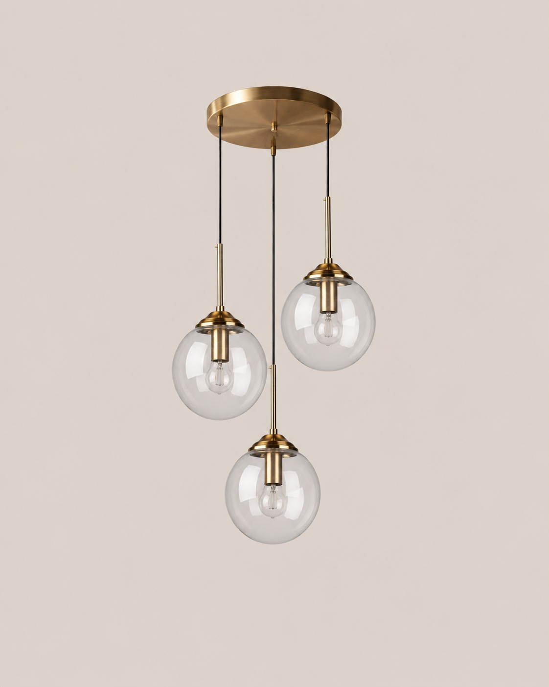 Rune - Glazen Bol Hanglamp Modern