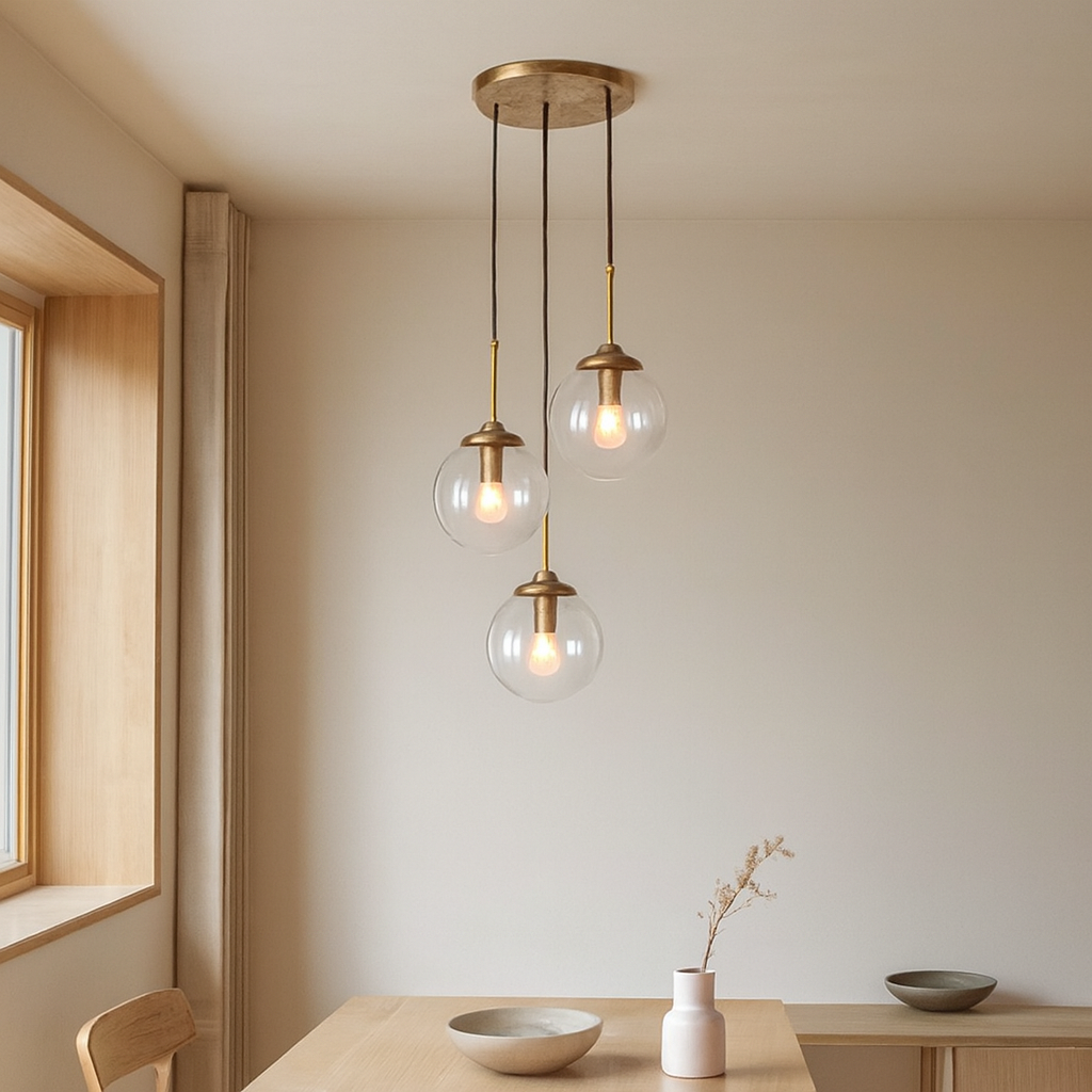 Rune - Glazen Bol Hanglamp Modern