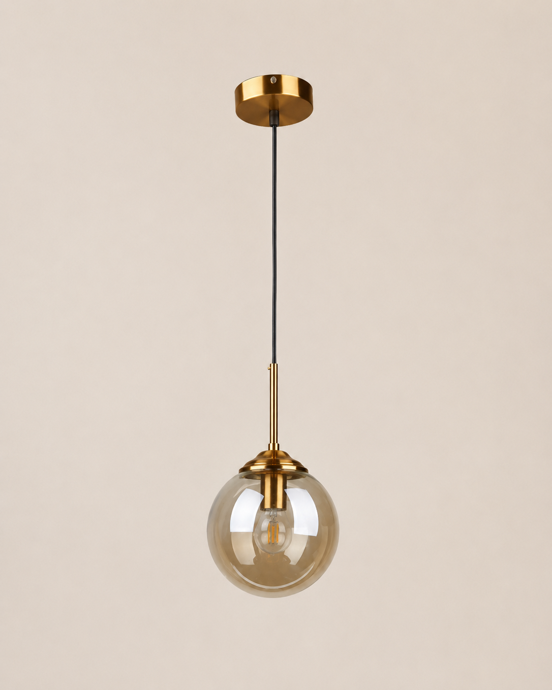 Rune - Glazen Bol Hanglamp Modern
