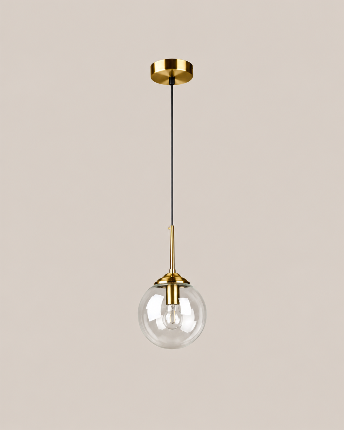 Rune - Glazen Bol Hanglamp Modern