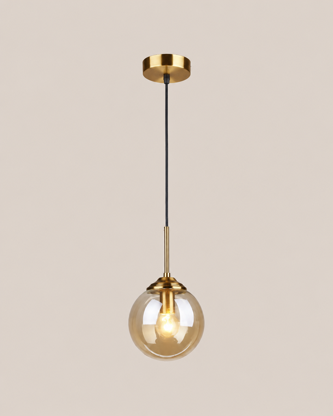 Rune - Glazen Bol Hanglamp Modern