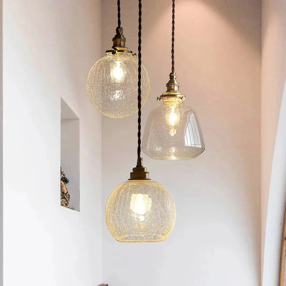 Erya - Vintage Glazen Hanglamp