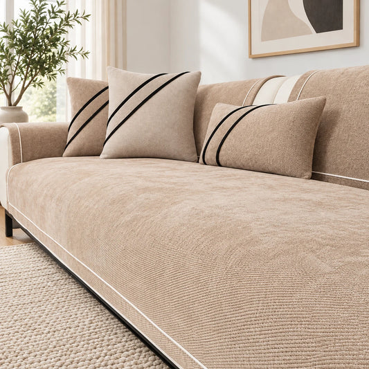 Signe - Antislip Bankhoes Chenille Waterdicht