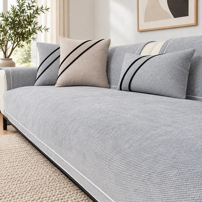 Signe - Antislip Bankhoes Chenille Waterdicht