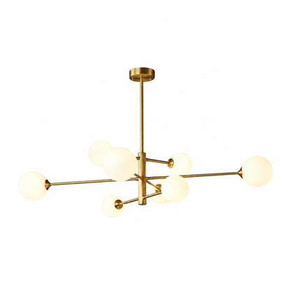 Sova - Sculpturale Hanglamp met Glazen Bollen