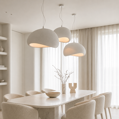 Suna - Ronde Hanglamp Japandi Wabi Sabi Stijl