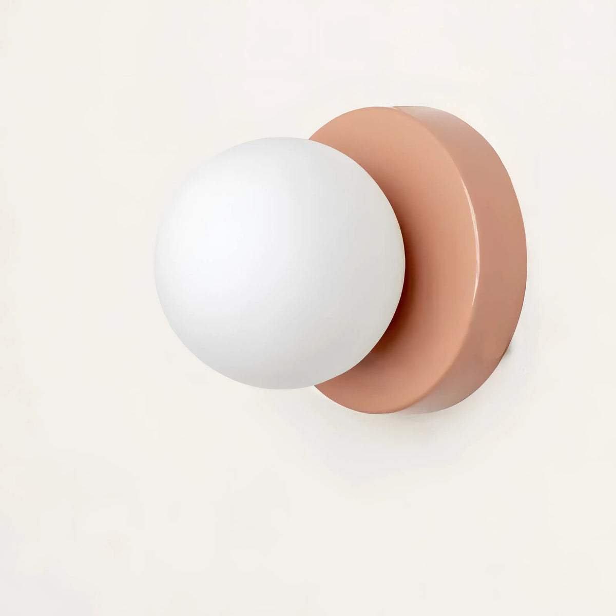 Sunna - Ronde Wandlamp met Glazen Bol Scandinavisch