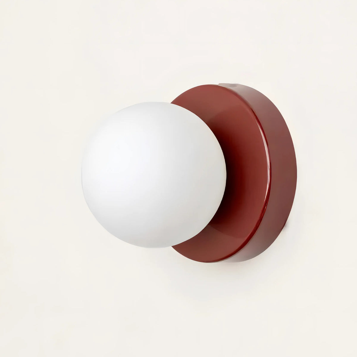 Sunna - Ronde Wandlamp met Glazen Bol Scandinavisch