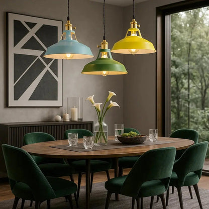 Vexa - Industriële Hanglamp in Pastelkleuren