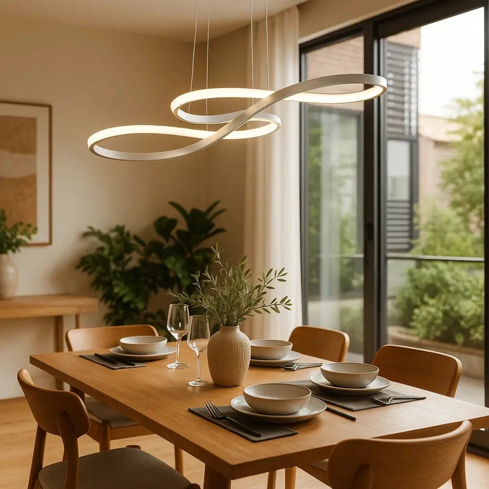Niva - Design LED Hanglamp met Lussen