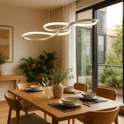 Niva - Design LED Hanglamp met Lussen