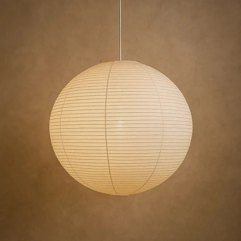Glora - Japandi Rijstpapier Hanglamp (Bolvorm)