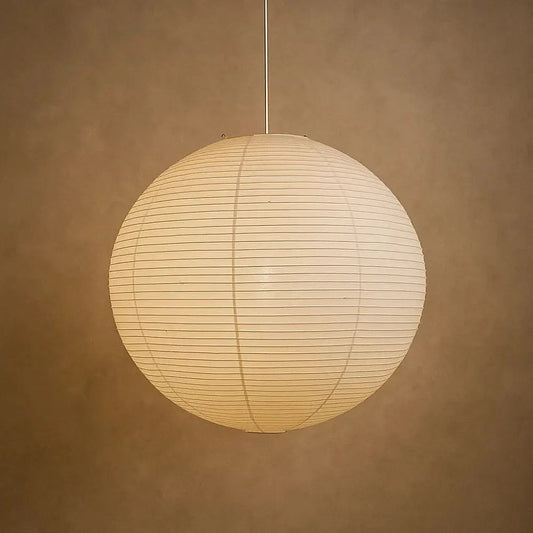 Glora - Japandi Rijstpapier Hanglamp (Bolvorm)
