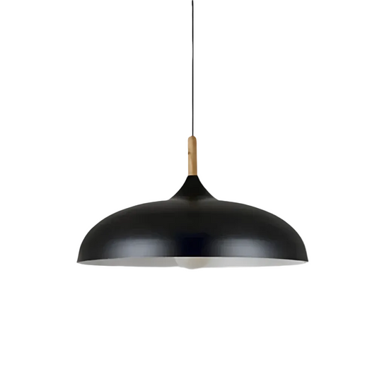 Tavi - Ronde Hanglamp Hout en Metaal Scandinavisch
