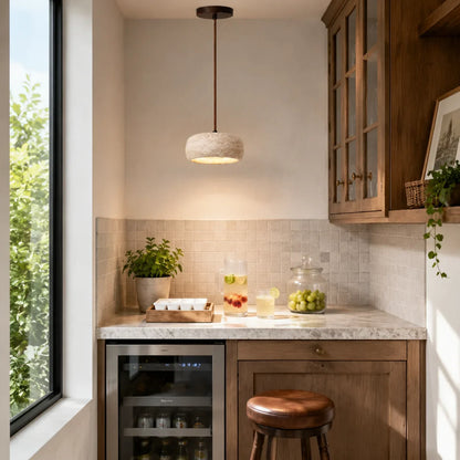 Terra - Travertijn Ronde Hanglamp