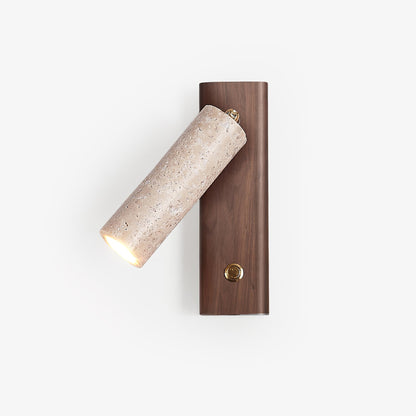 Tiva - Wandlamp Travertin Spot Verstelbaar Japandi
