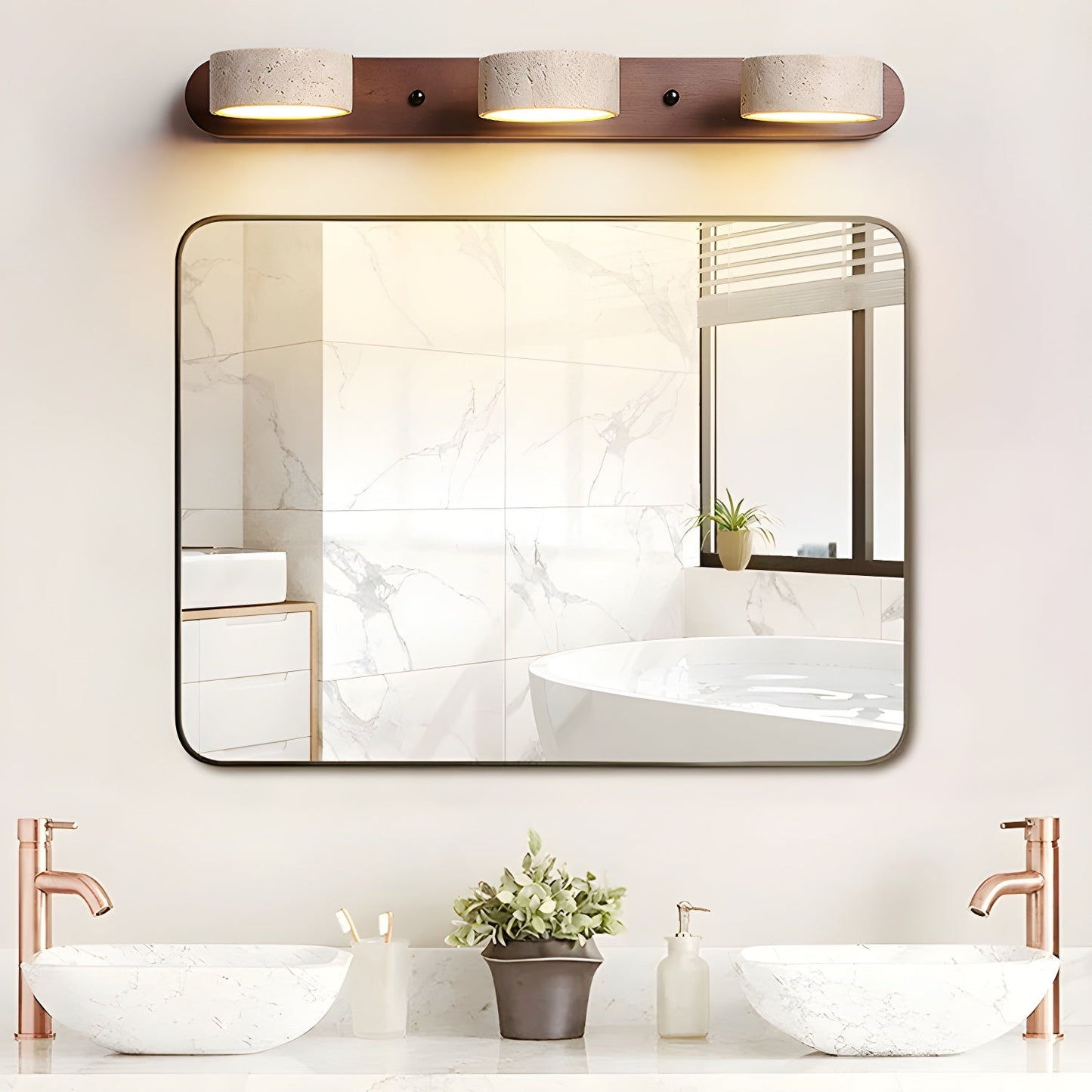 Aevaa - Travertin Design Wandlamp