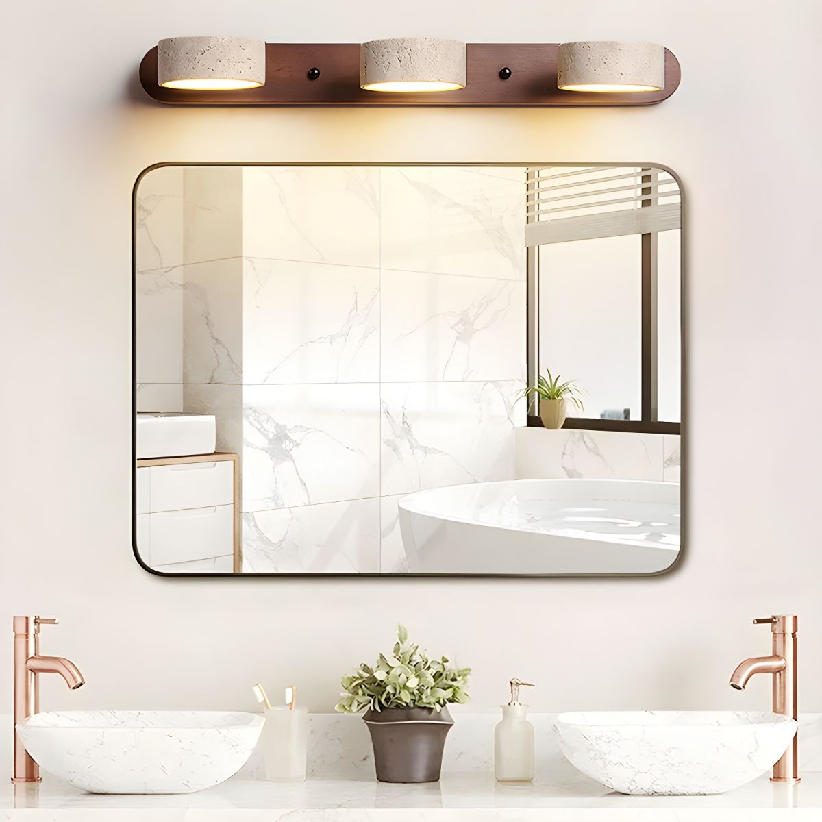 Aevaa - Travertin Design Wandlamp