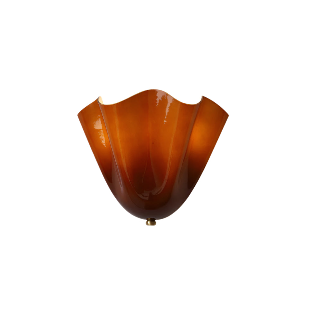 Iriax - Glazen Waaier Wandlamp