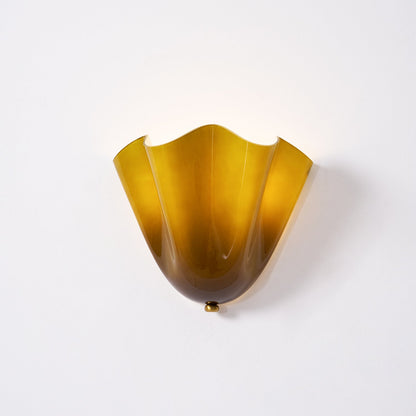 Iriax - Glazen Waaier Wandlamp