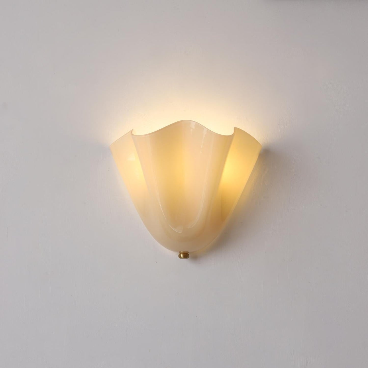 Iriax - Glazen Waaier Wandlamp